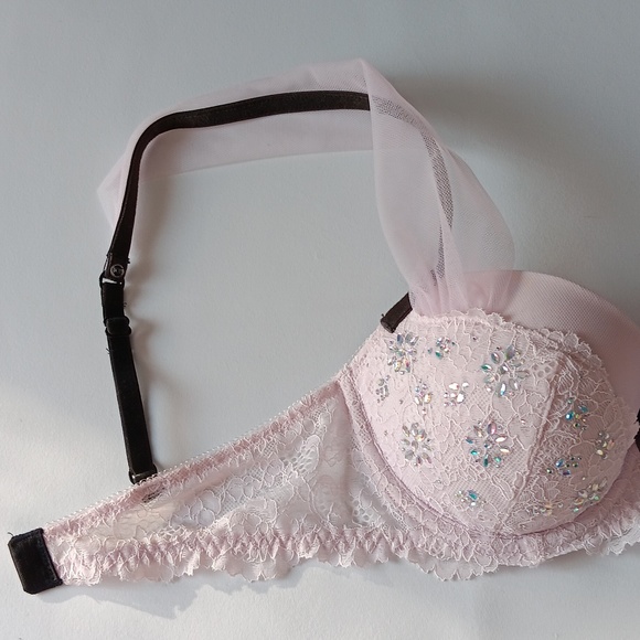 VICTORIA SECRET DREAM ANGELS LINED DEMI BRA 32D - Picture 14 of 15